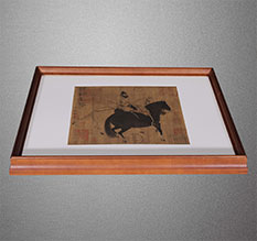 漠河书画装裱配框服务案例