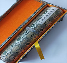 漠河书画装裱案例